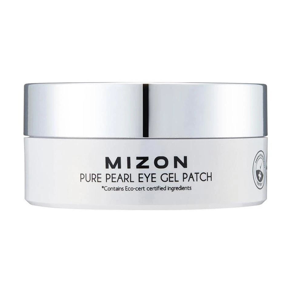 Гідрогелеві патчі для шкіри навколо очей Mizon Pure Pearl Eye Gel Patch з екстрактом перлів, 60 шт